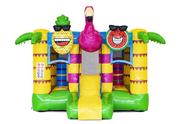 Het springkussen beach is een compact met een super leuk thema.