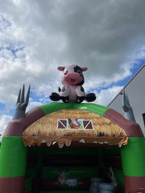 Springkussen hooiberg, boerderij thema